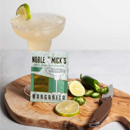 Noble Mick's Single Serve Craft Cocktail Mix - Spicy Jalapeno Margarita