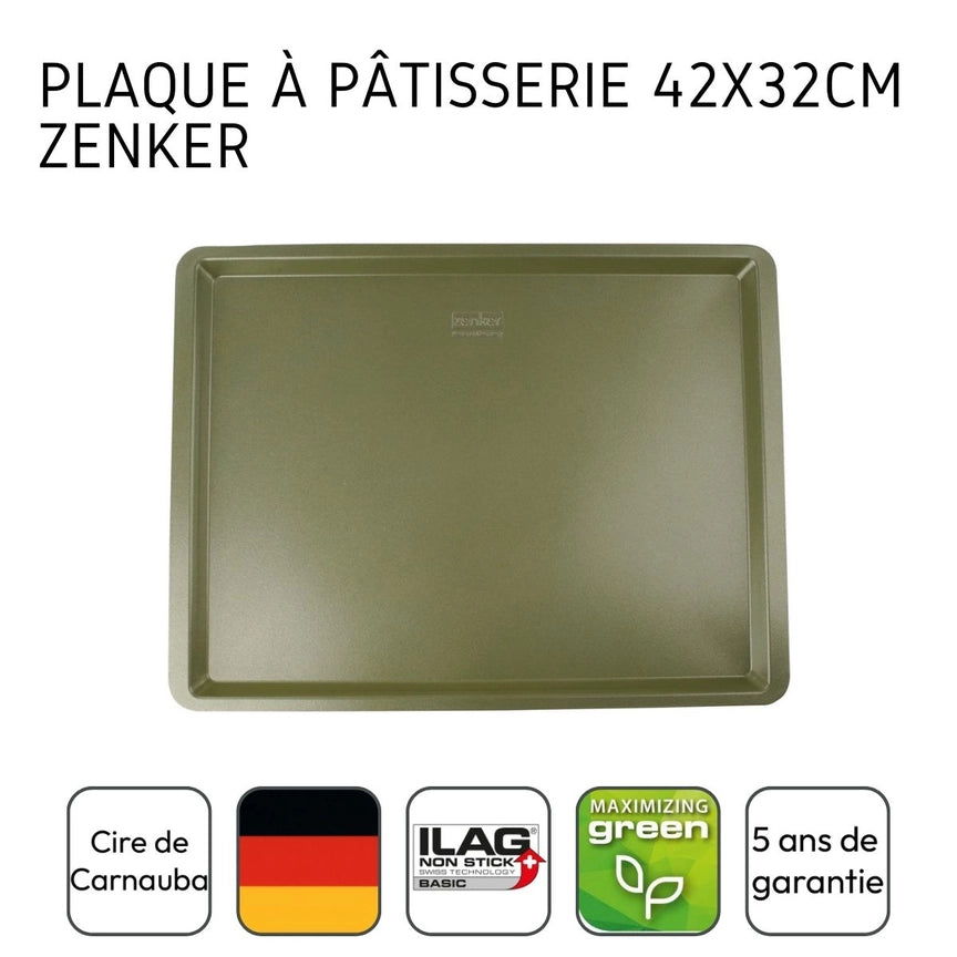 Zenker Green Vision Vegan Baking Tray 42x32cm