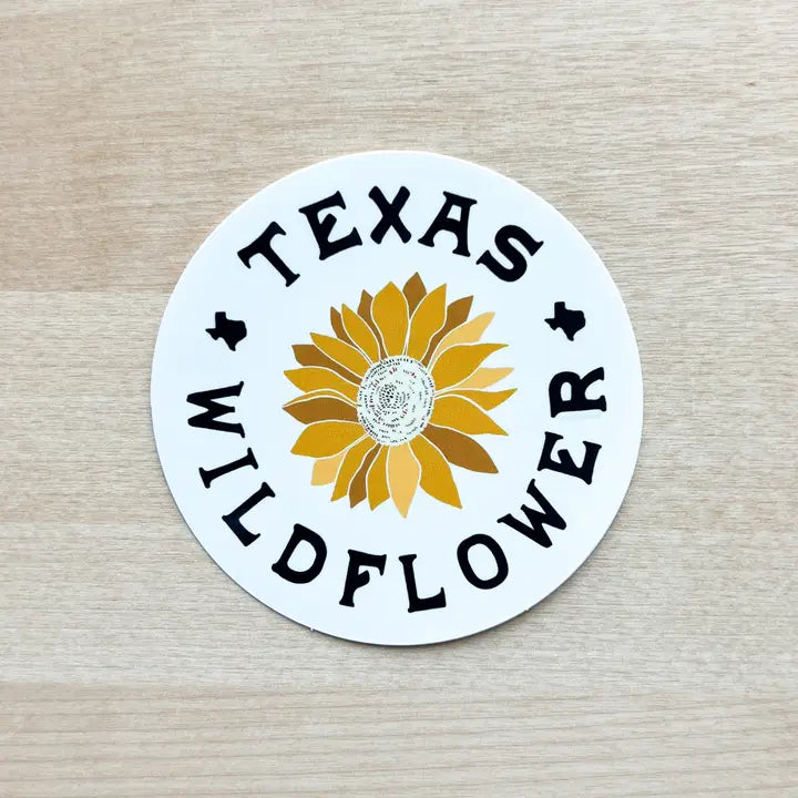 Texas Wildflower Sticker