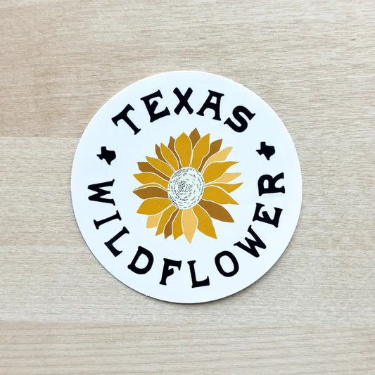 Texas Wildflower Sticker