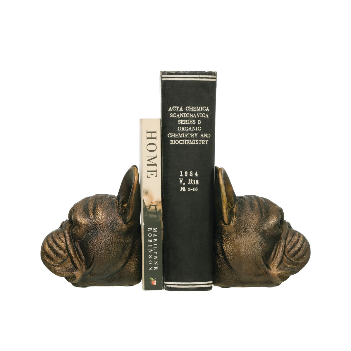 Sir Woof Bookends with Antique Finish