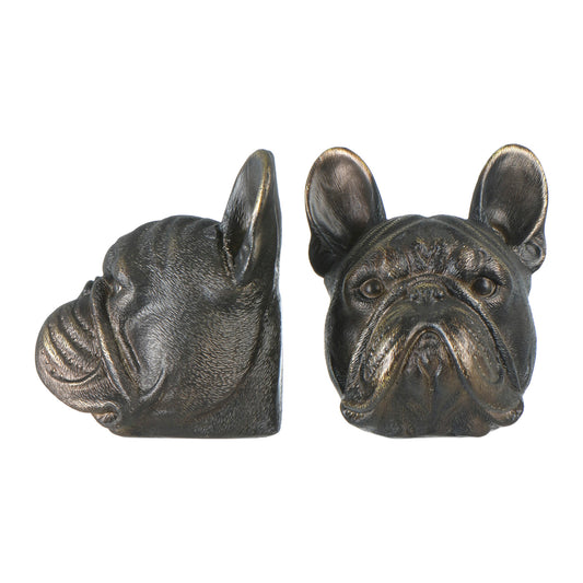 Sir Woof Bookends with Antique Finish
