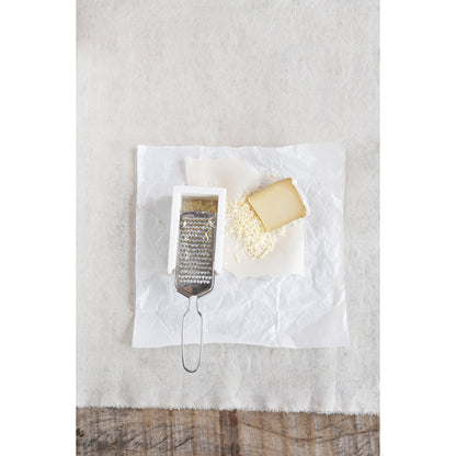 Marble and Stainless Steel Cheese Grater