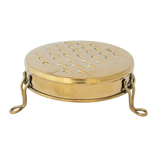 Round Stainless Steel Footed Grater