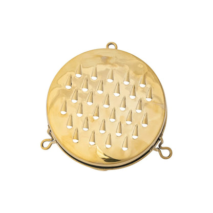 Creative Co-Op Round Stainless Steel Footed Grater