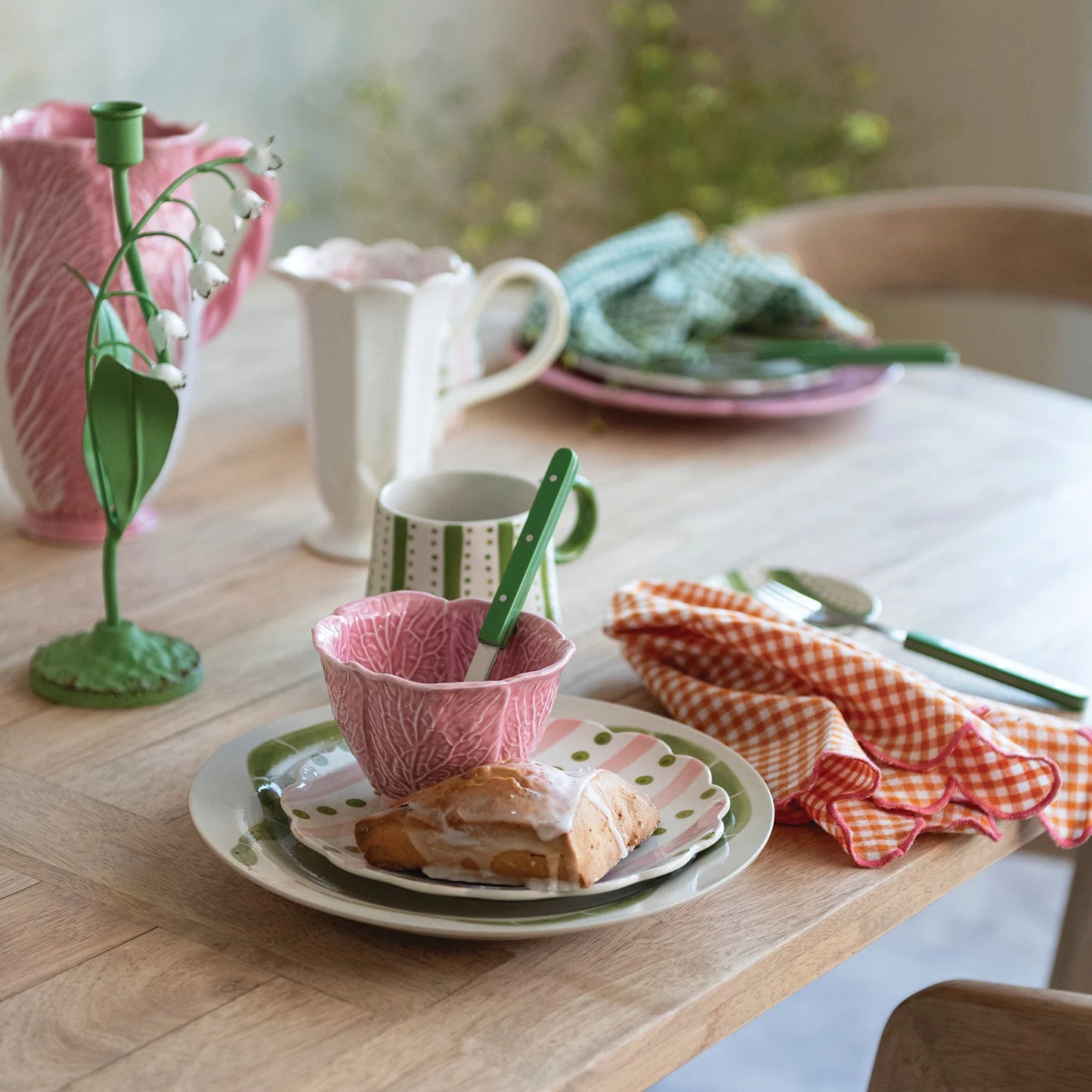 Creative Co-Op Cotton Scalloped Napkins