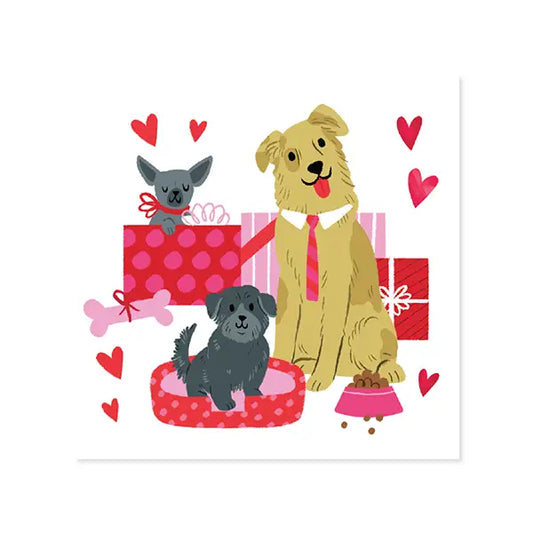 I Wuff You! Pop Up Valentines Day Card with Envelope