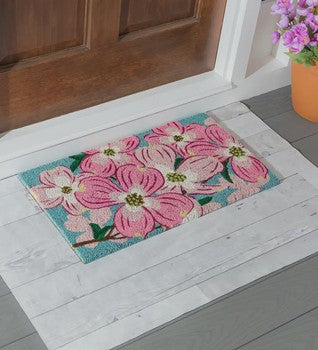 Dogwood Blossoms Coir Mat