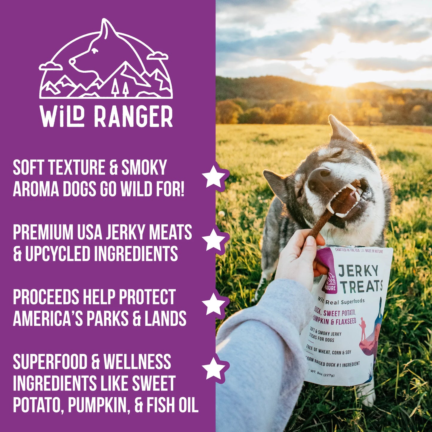 Wild Ranger Duck Jerky Dog Treats