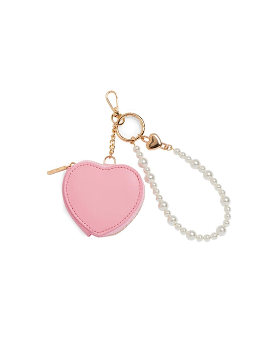 Heart Pouch Bag Charm & Key Ring