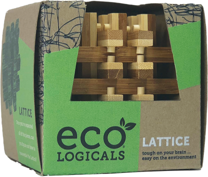 Large Ecological Wood Puzzle - Lattice
