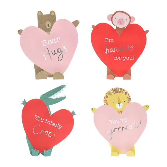 Meri Meri School Bus Valentine's Cards & Bracelets Set