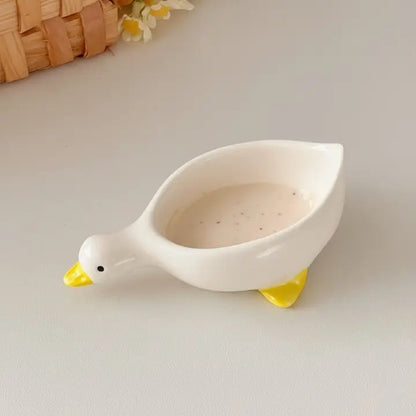 Goose Waddle Ceramic Dipping Dish