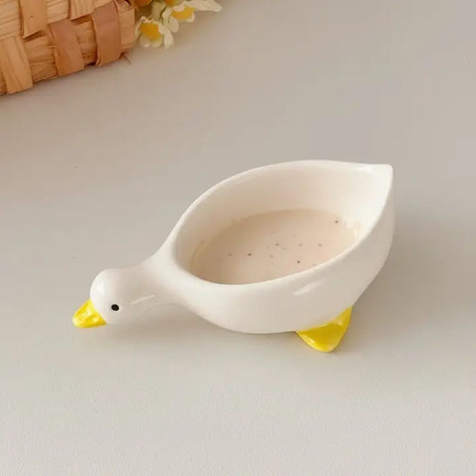 Goose Waddle Ceramic Dipping Dish