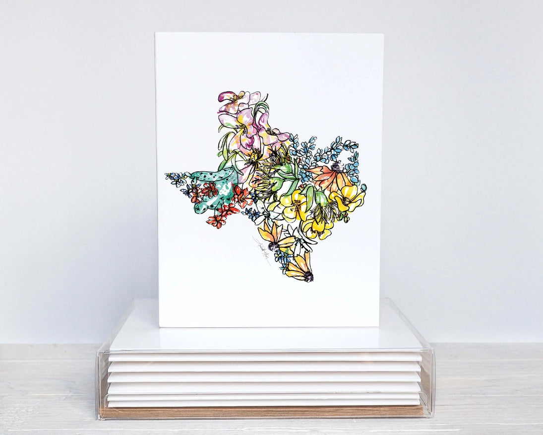 Amanda Klein Co. Texas Note Card Stationery Set