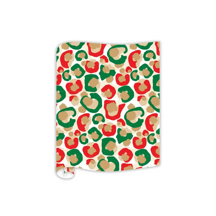 Christmas Spot Cheetah Table Runner