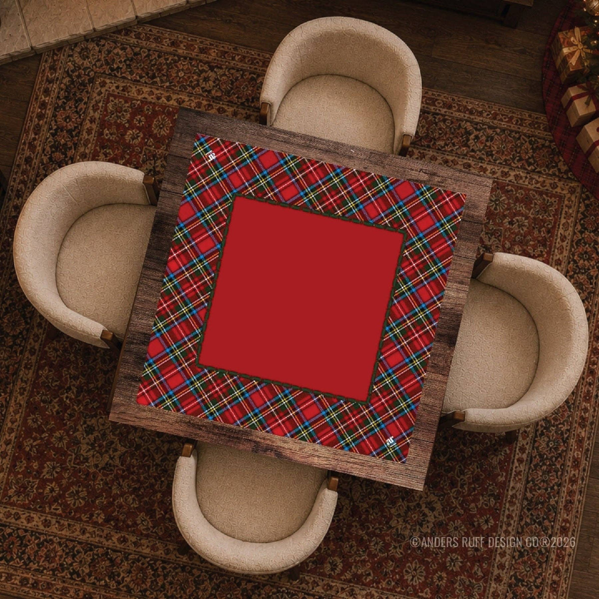 Tartan Mahjong Mat