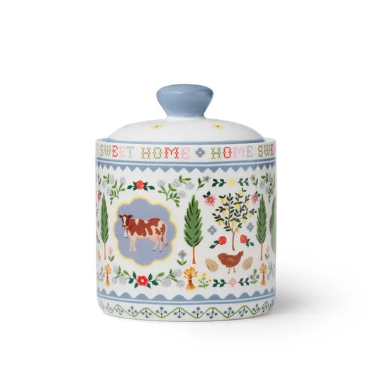 Home Sweet Home Porcelain Canister
