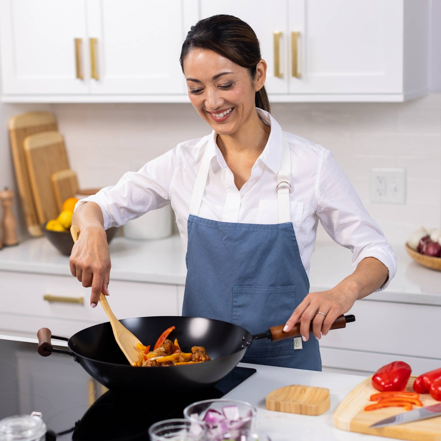 Joyce Chen Carbon Steel Ceramic Nonstick Wok