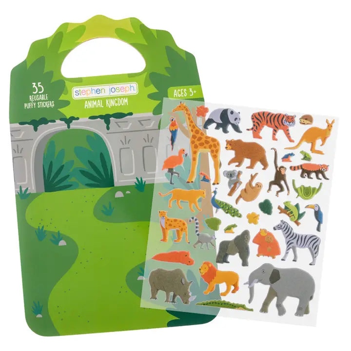 Animal Kingdom Puffy Sticker Books