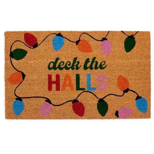 "Deck The Halls" Doormat