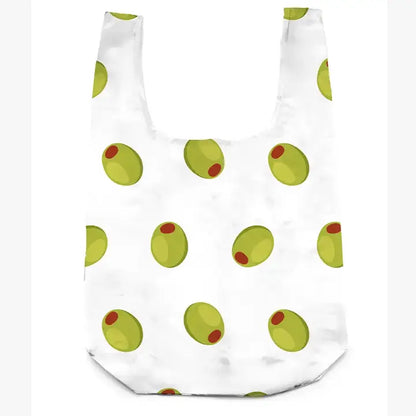2-in-1 Bag Charm & Reusable Shopper Bag - Green Olive