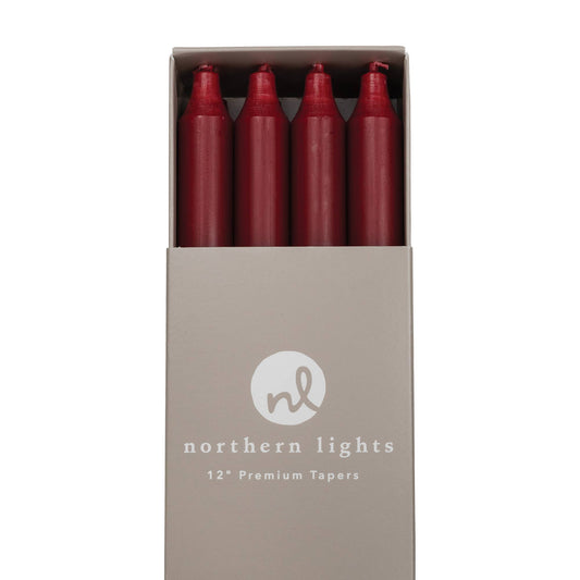 Taper Candle: Crimson
