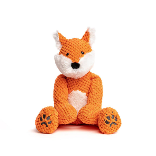 Floppy Fox Plush Dog Toy: Small