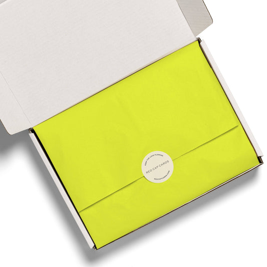 Neon Yellow Gift Tissue Paper