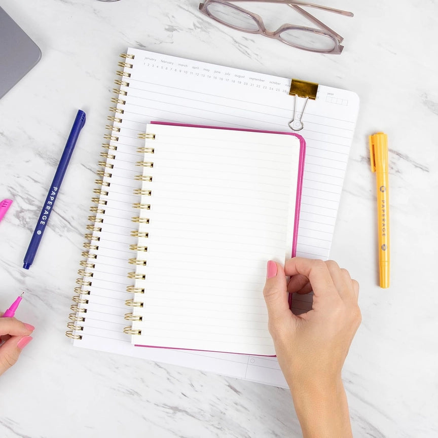 Spiral Bound Hardcover Lined Journal