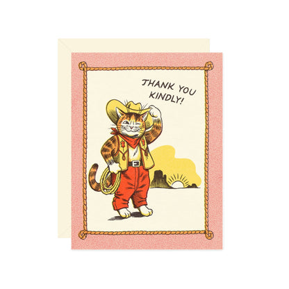 Thank You Kindly Greeting Card