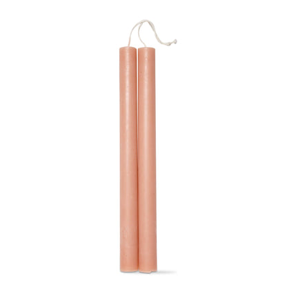 Unscented 10" Taper Candles Set of 2 - Blush