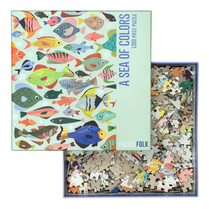 A Sea of Colors Fish Puzzle