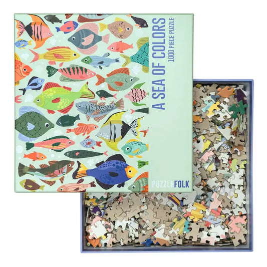 A Sea of Colors Fish Puzzle
