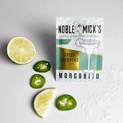 Noble Mick's Single Serve Craft Cocktail Mix - Spicy Jalapeno Margarita