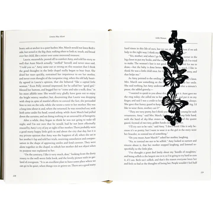 Butterflies Metal Bookmark