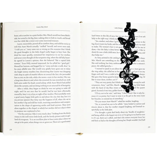 Butterflies Metal Bookmark
