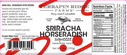 Sriracha Horseradish Garnishing Squeeze