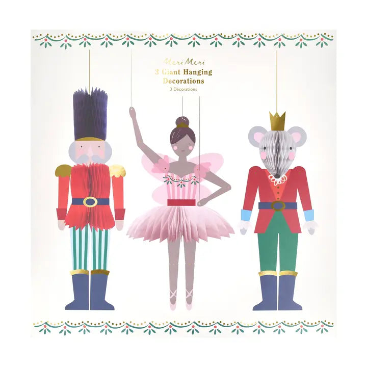 Meri Meri Nutcracker Ballet Paper Decorations