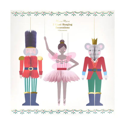 Meri Meri Nutcracker Ballet Paper Decorations