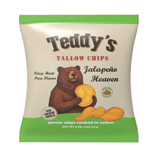 Teddy's Tallow Chips - Jalapeno Heaven