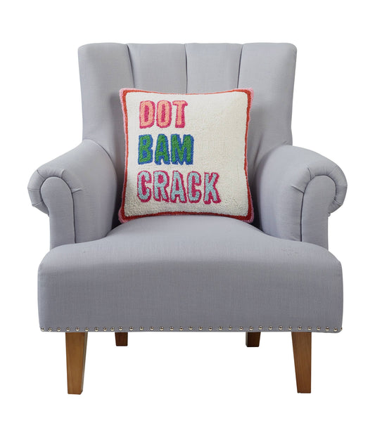 Dot Bam Crack Pillow