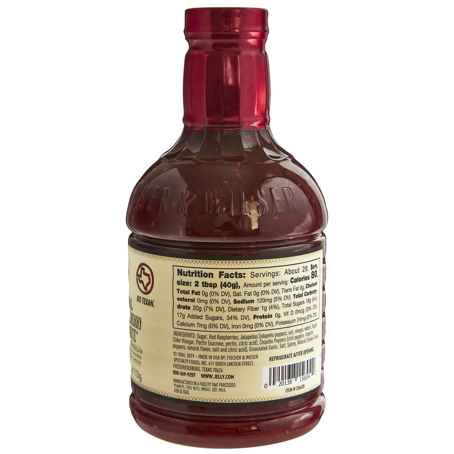 The Original Roasted Raspberry Chipotle Sauce 40 oz.