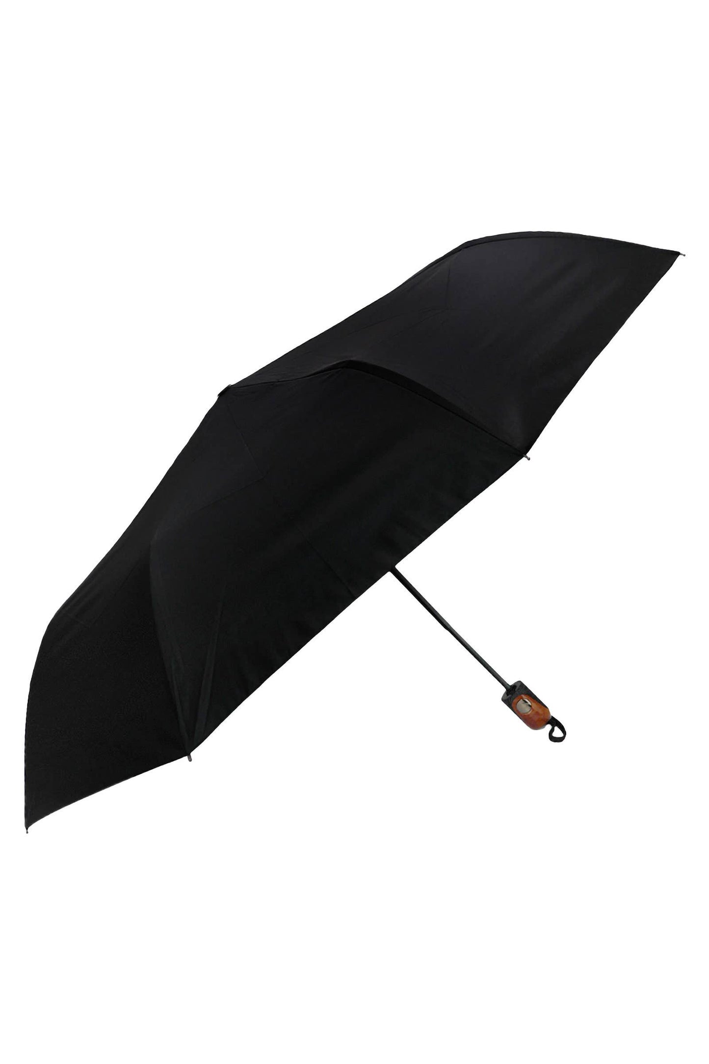 Black Auto Open Compact Umbrella