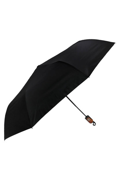 Black Auto Open Compact Umbrella