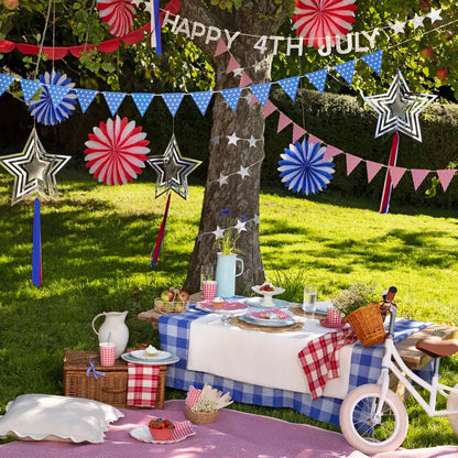 USA Stars & Stripes Garland Set