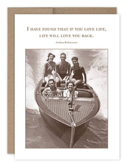If You Love Life Birthday Card