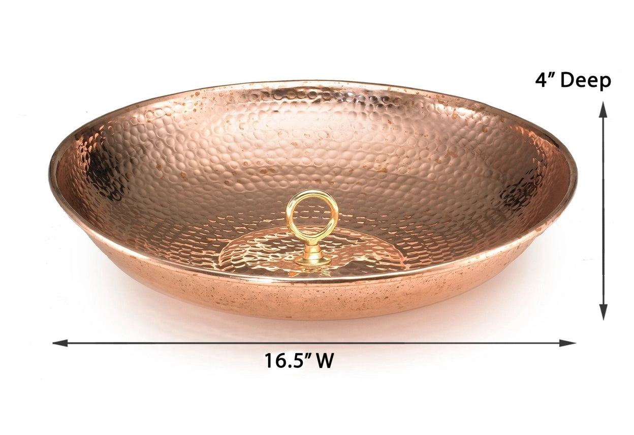 Rain Chain Basin - Copper