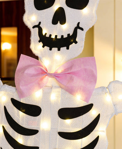 Lighted Skeleton Halloween Outdoor Decor