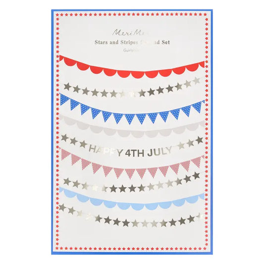 USA Stars & Stripes Garland Set